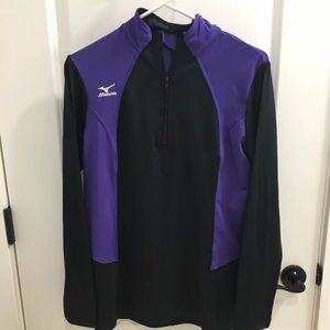 Mizuno Purple 1/4" Zip